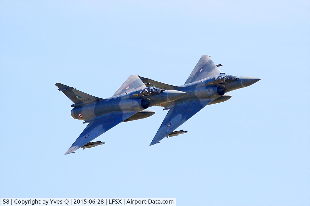 58, Dassault Mirage 2000-5F C/N 260, Dassault Mirage 2000-5F (116-EL), On display, Luxeuil-St Sauveur Air Base 116(LFSX)