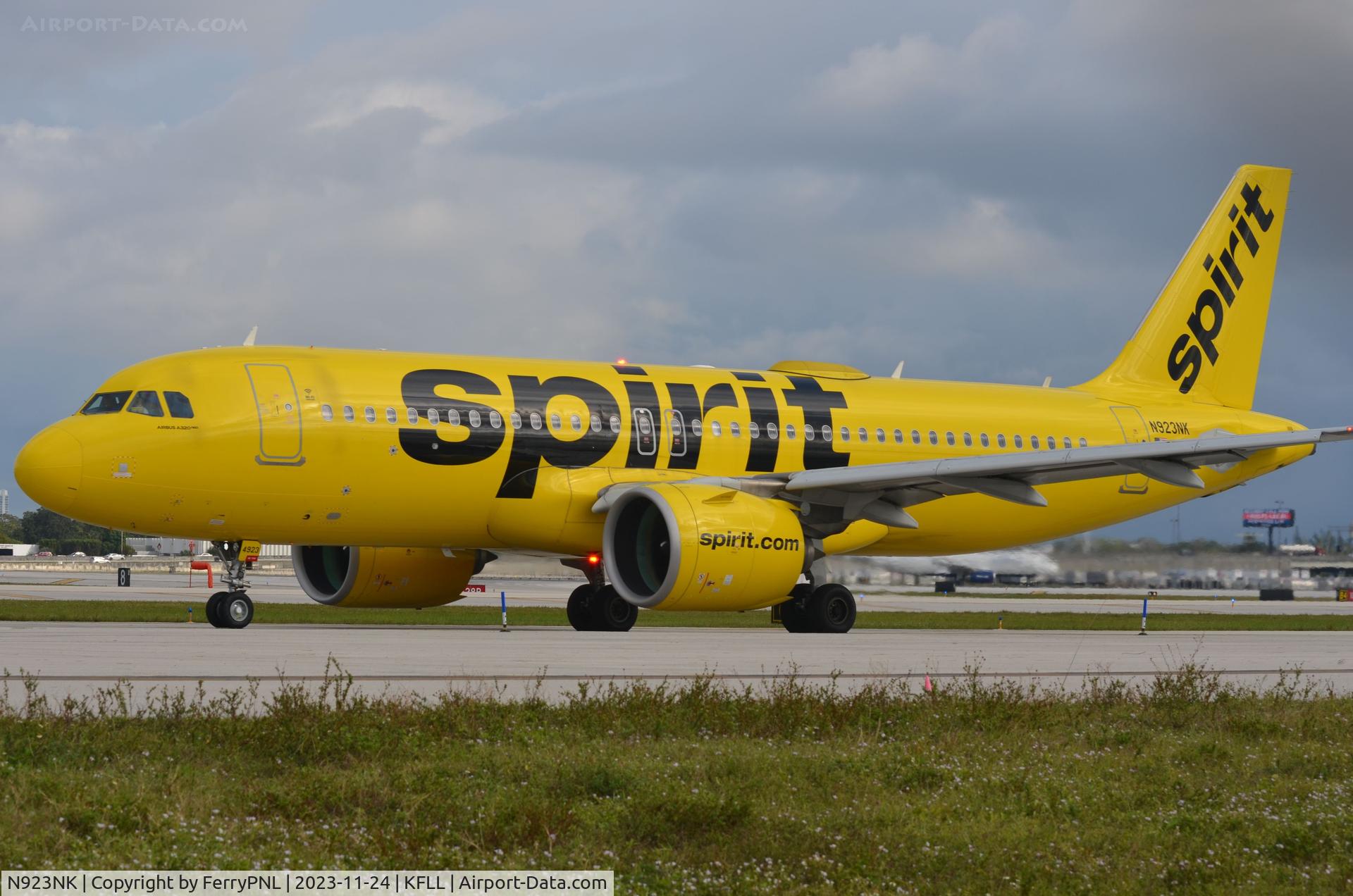 N923NK, 2019 Airbus A320-271N C/N 9342, Spirit A320N