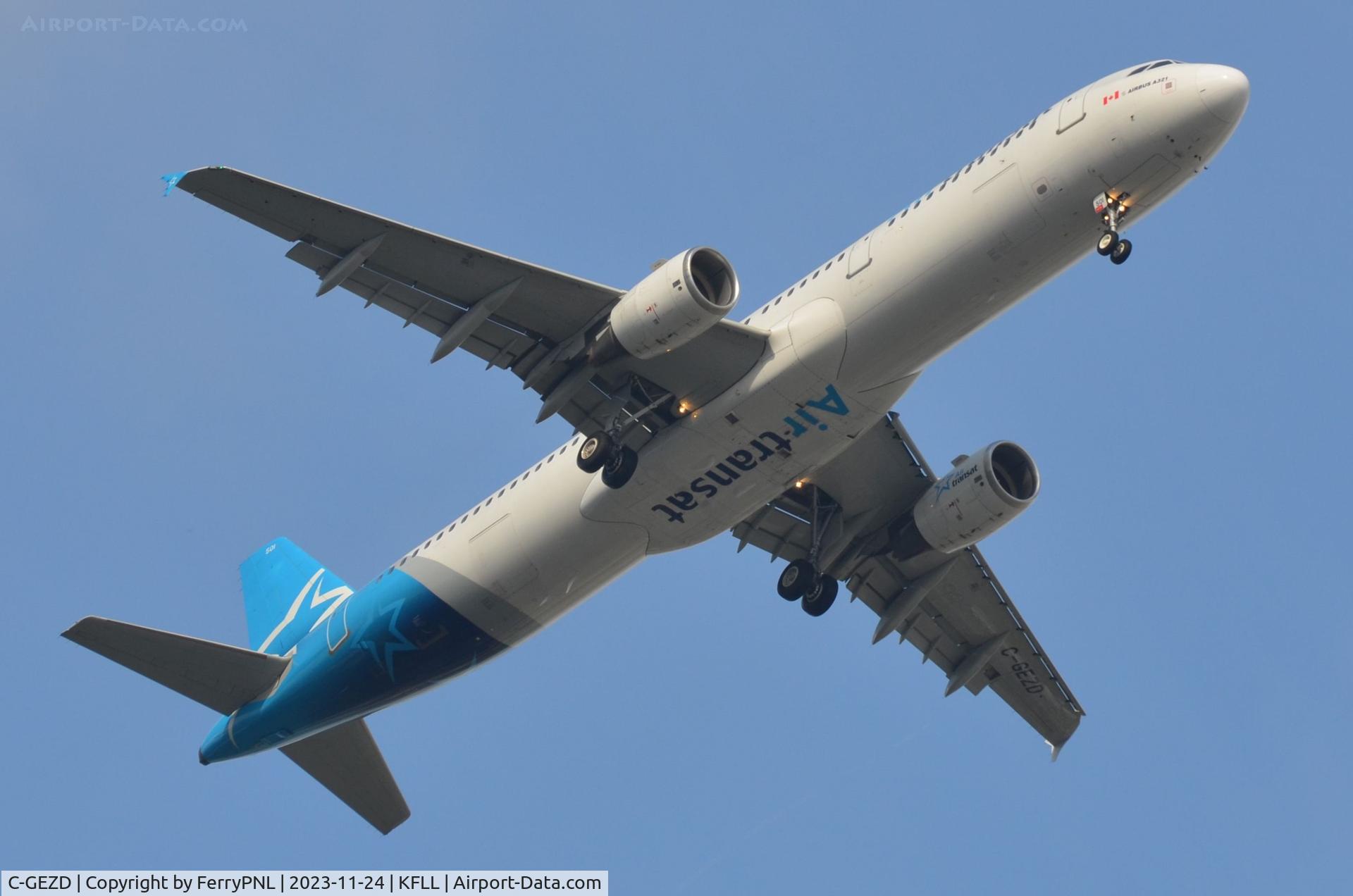 C-GEZD, 2009 Airbus A321-211 C/N 4099, Aborted landing by Air Transat A321