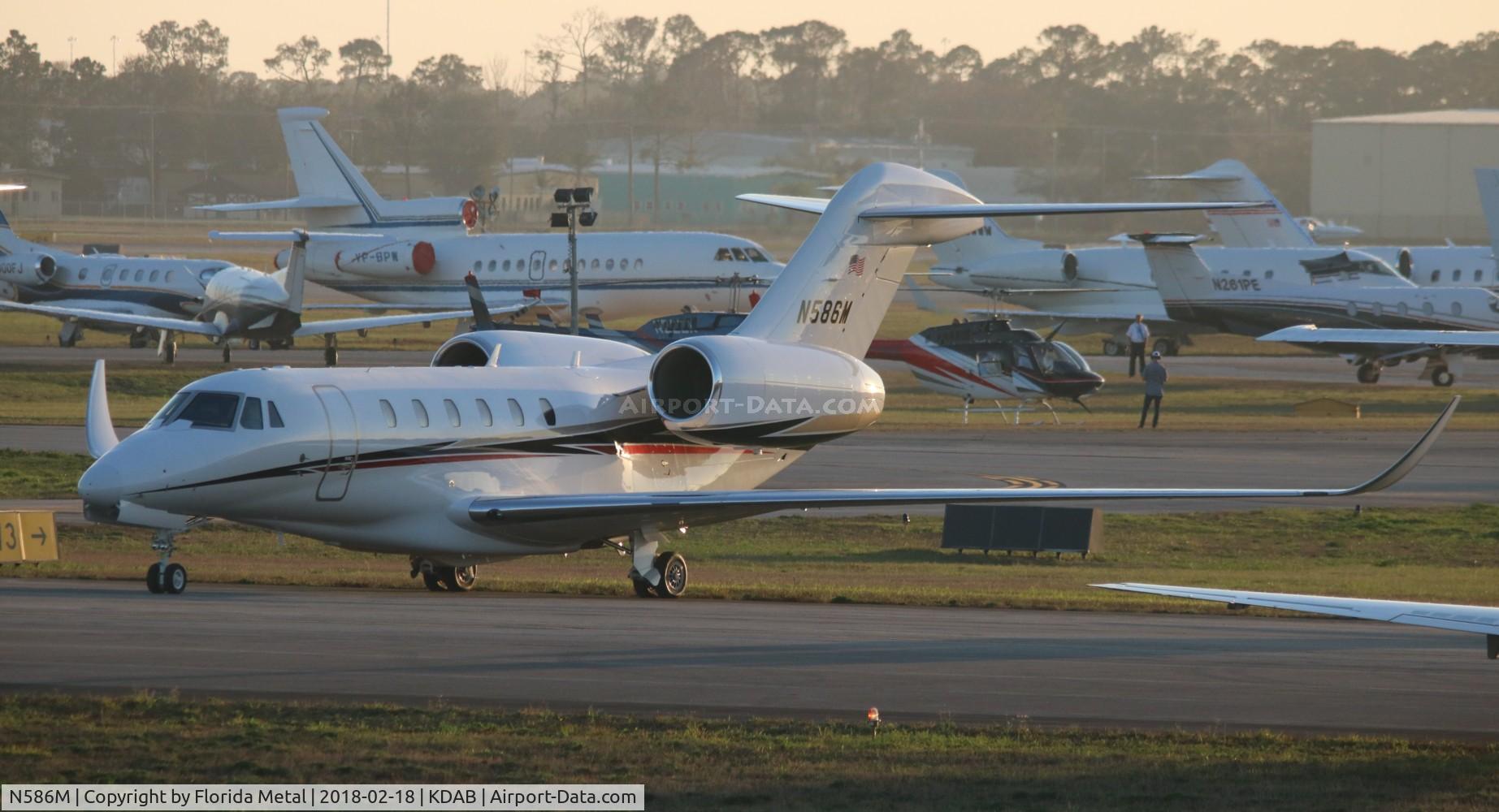 N586M, 2014 Cessna 750 + Citation X C/N 750-0506, NASCAR Menard zx