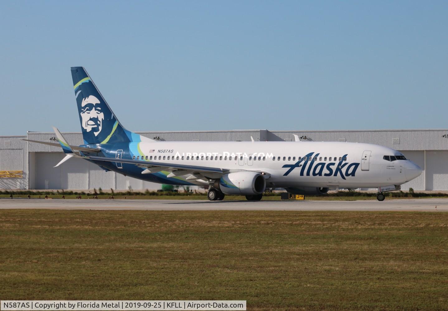 N587AS, 2007 Boeing 737-890 C/N 35684, ASA 738 zx