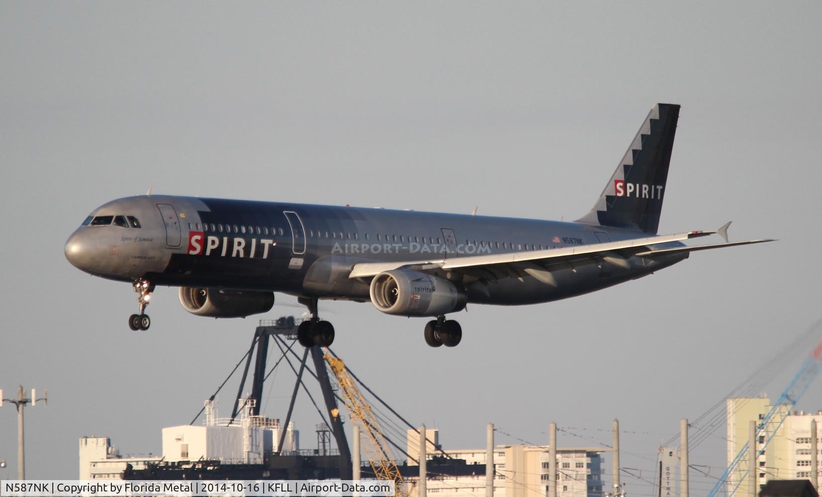N587NK, 2005 Airbus A321-231 C/N 2476, NKS A321 oc
