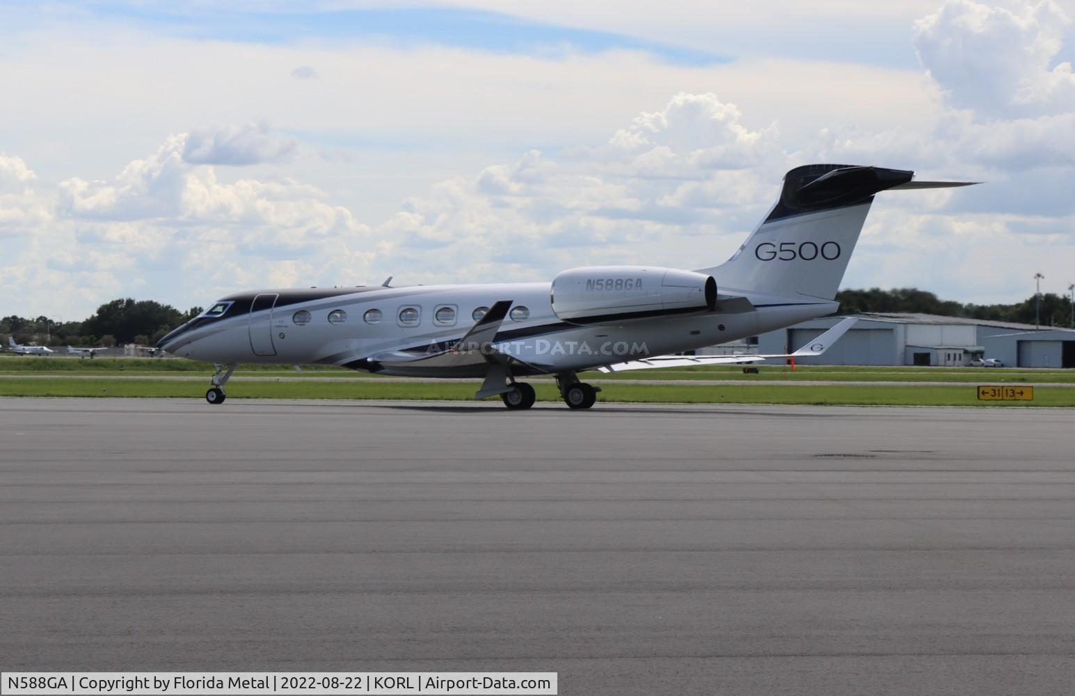 N588GA, 2021 Gulfstream GVII-G500 C/N 72088, G500 zx