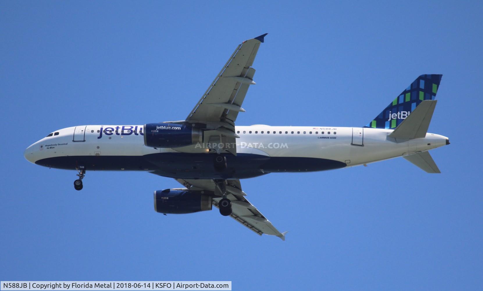 N588JB, 2004 Airbus A320-232 C/N 2201, JBU A320 zx