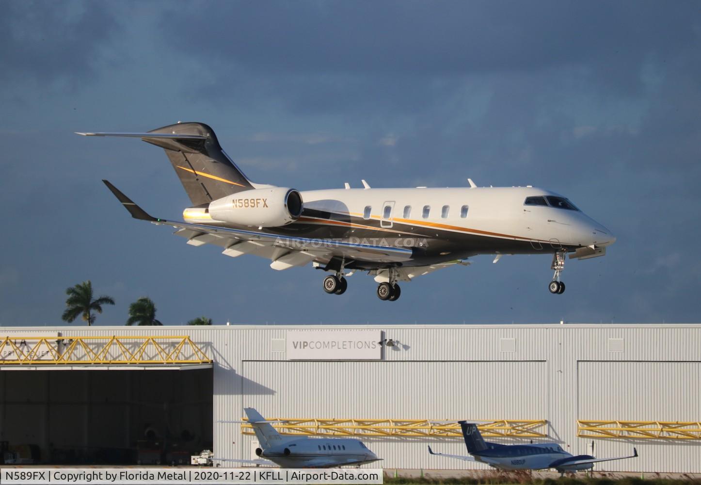 N589FX, 2018 Bombardier BD-100-1A10 C/N 20757, Challenger 350 zx