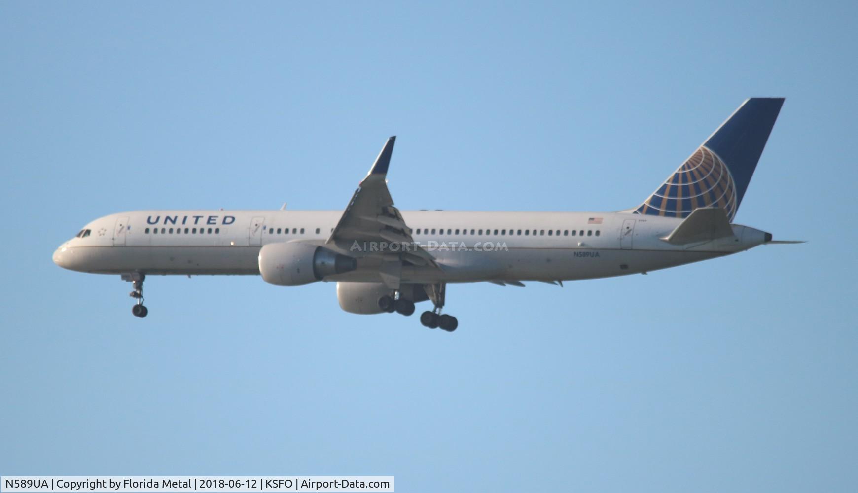 N589UA, 1997 Boeing 757-222 C/N 28707, UAL 752 zx