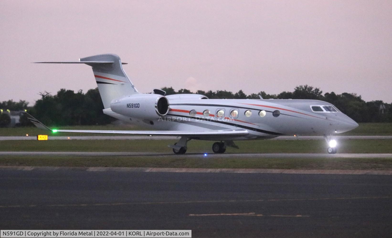 N591GD, 2021 Gulfstream GVII (G500) C/N 72091, G500 zx