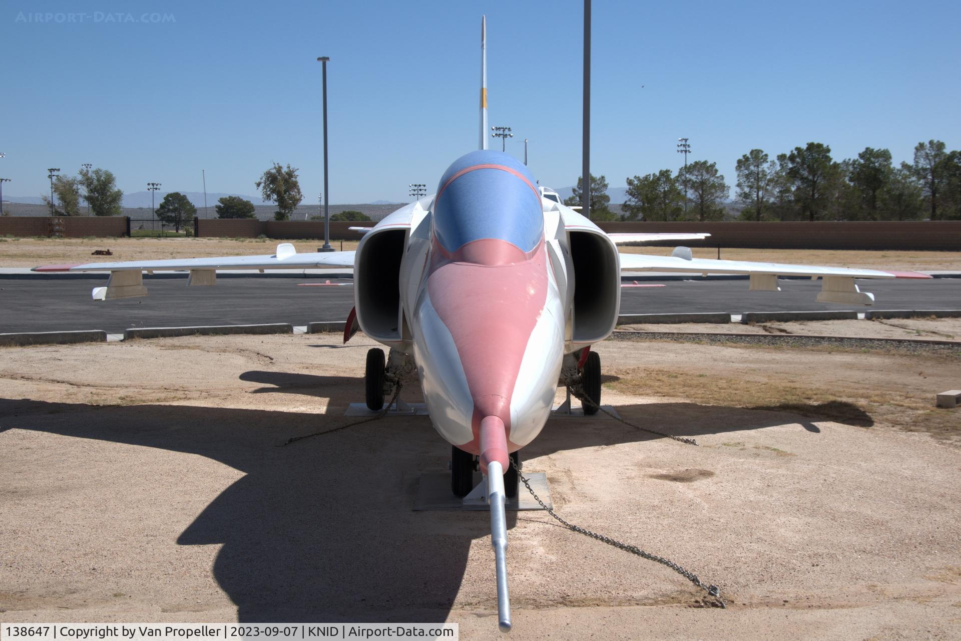 138647, Grumman F-11F-1  (G-98J) Super Tiger C/N 44, Grumman F11F-1F Super Tiger 2nd prototype at the China Lake Museum in Ridgecrest, California