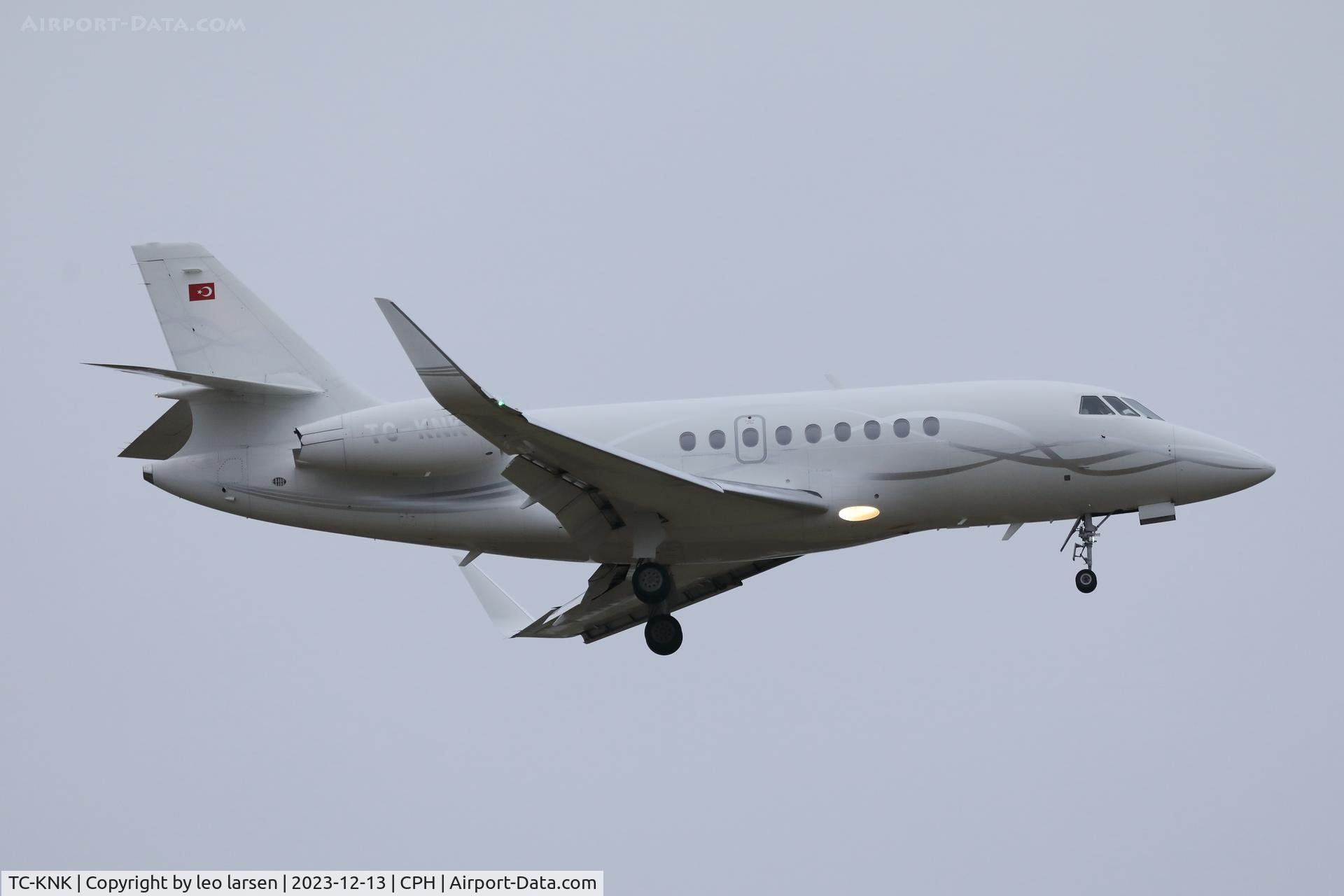 TC-KNK, 2014 Dassault Falcon 2000S C/N 723, Copenhagen 13.12.2023
