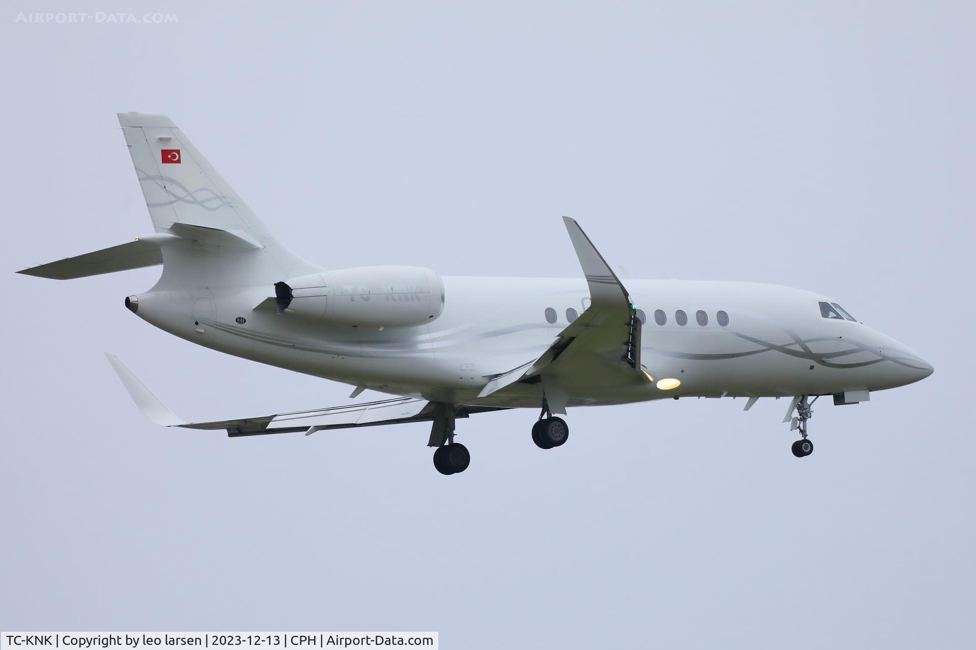 TC-KNK, 2014 Dassault Falcon 2000S C/N 723, Copenhagen 13.12.2023