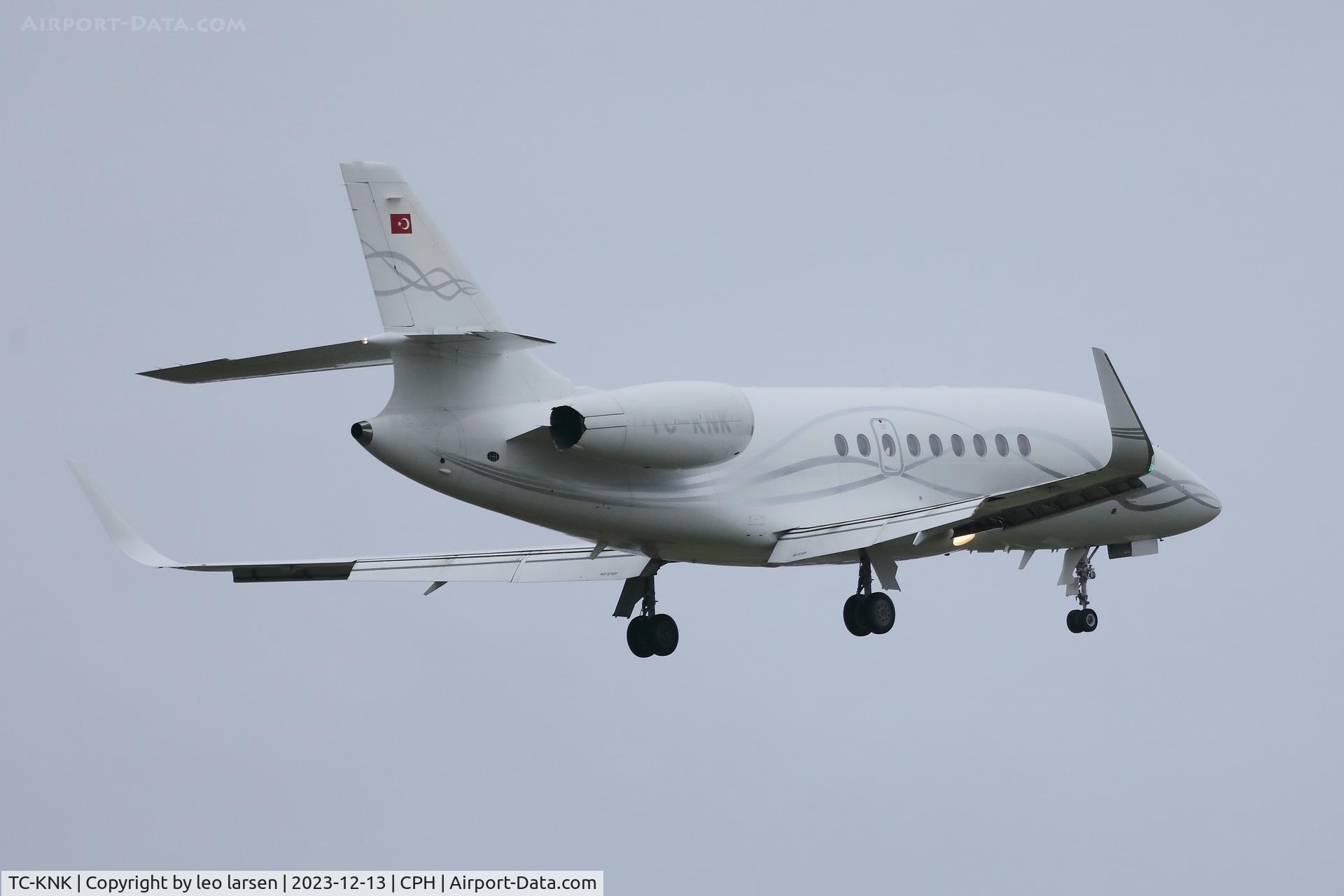 TC-KNK, 2014 Dassault Falcon 2000S C/N 723, Copenhagen 13.12.2023