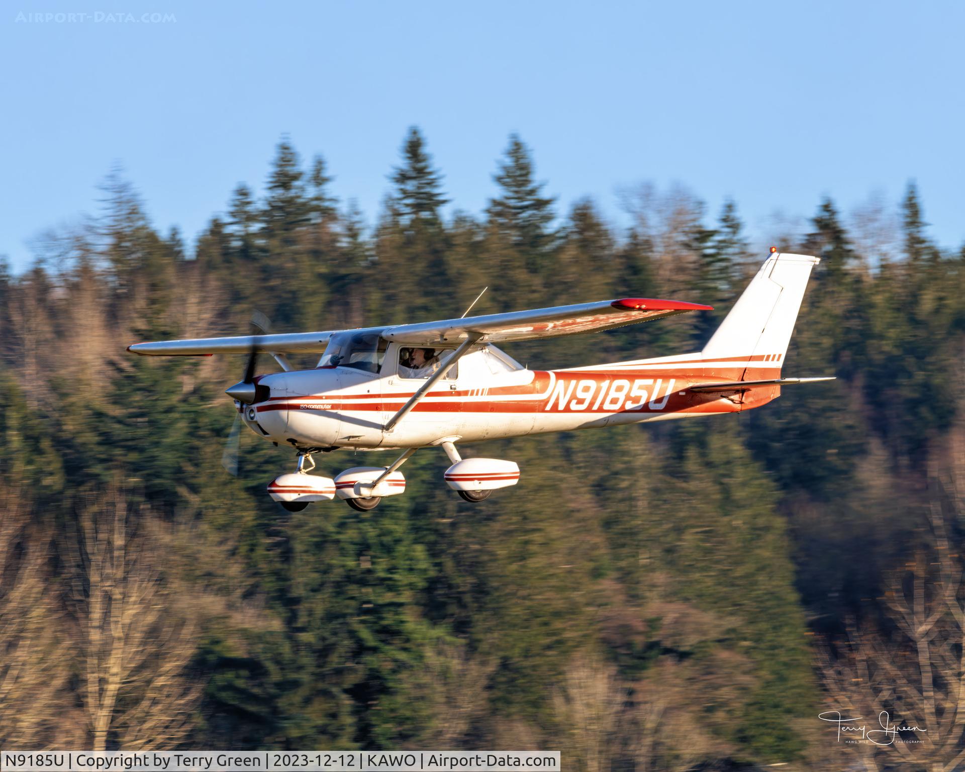 N9185U, 1976 Cessna 150M C/N 15078136, KAWO