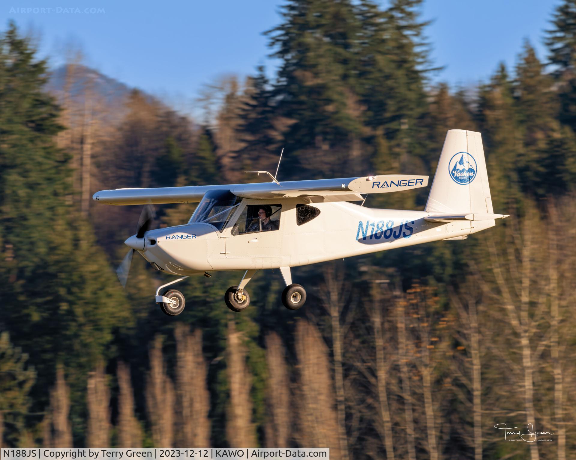 N188JS, VASHON AIRCRAFT RANGER R7 C/N 10222, KAWO