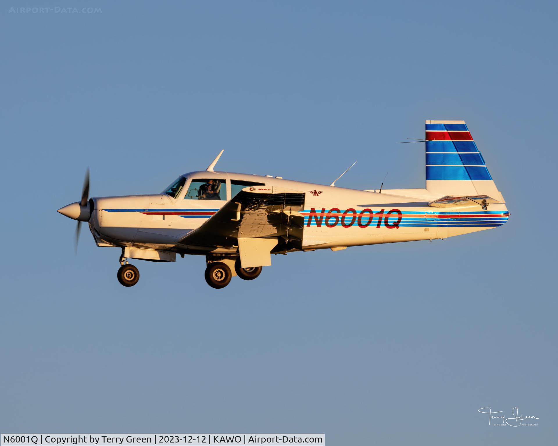N6001Q, 1965 Mooney M20C Ranger C/N 3222, KAWO