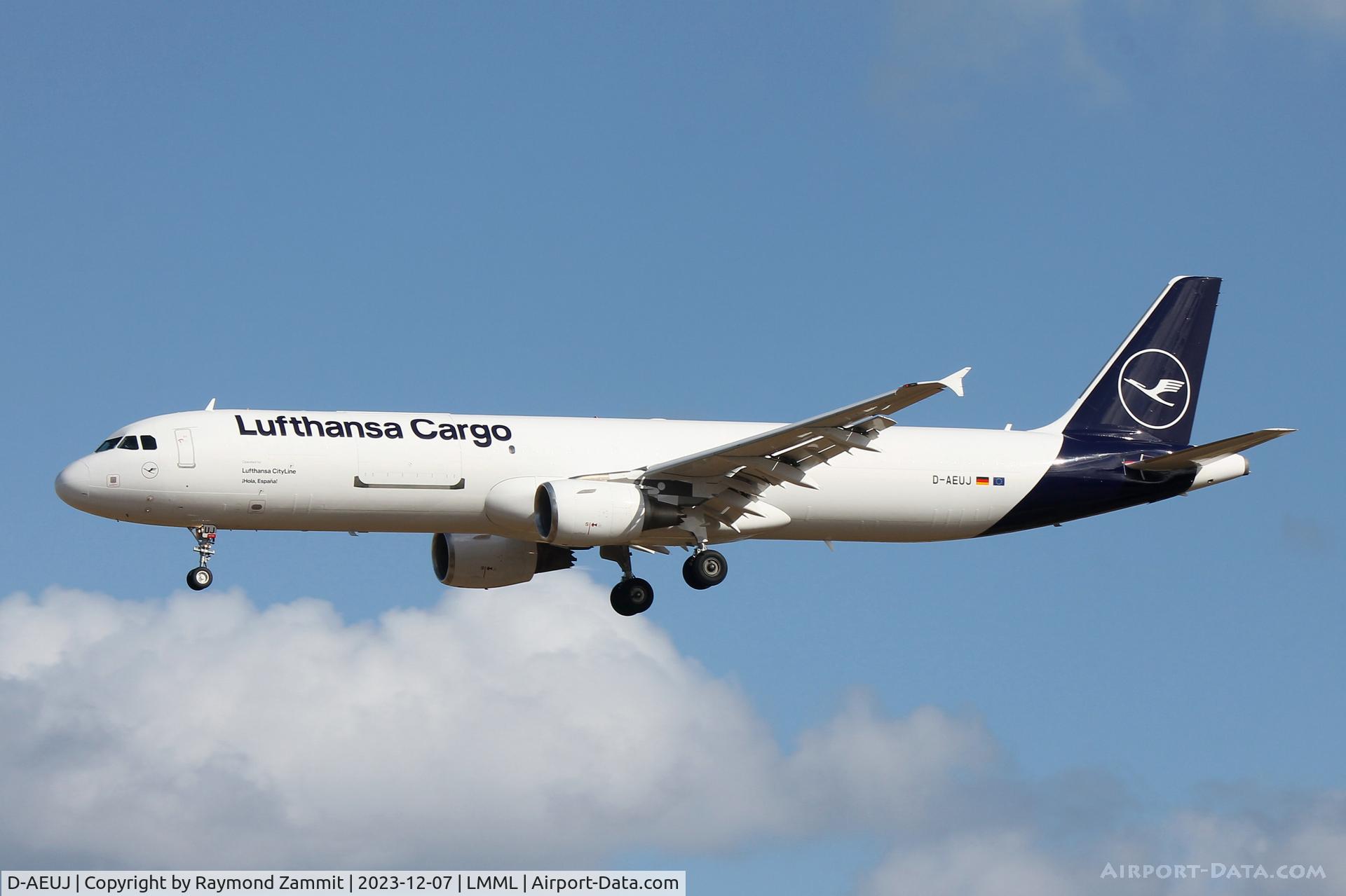 D-AEUJ, 2011 Airbus A321-211 C/N 5133, A321 D-AEUJ Lufthansa Cargo