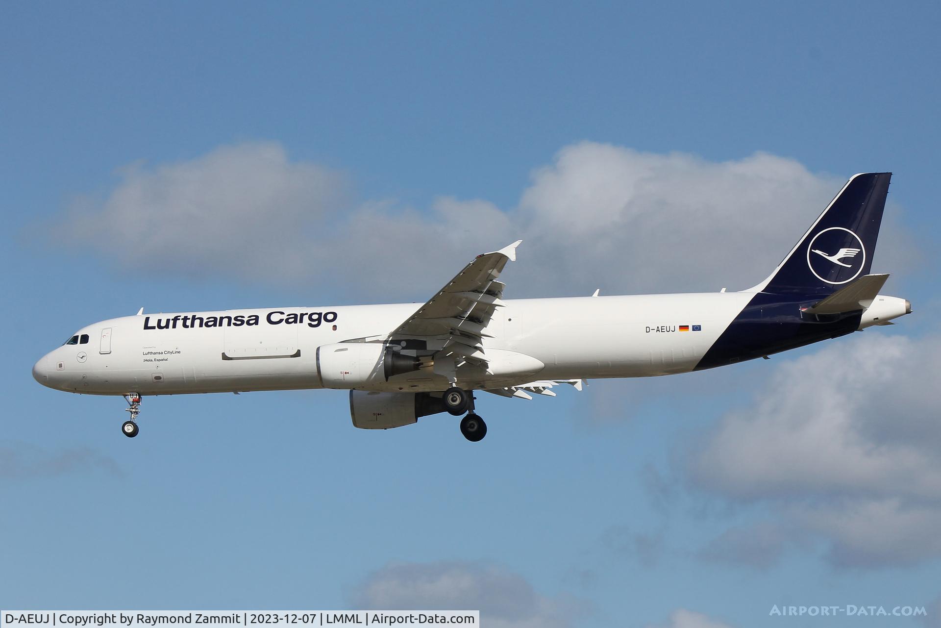 D-AEUJ, 2011 Airbus A321-211 C/N 5133, A321 D-AEUJ Lufthansa Cargo