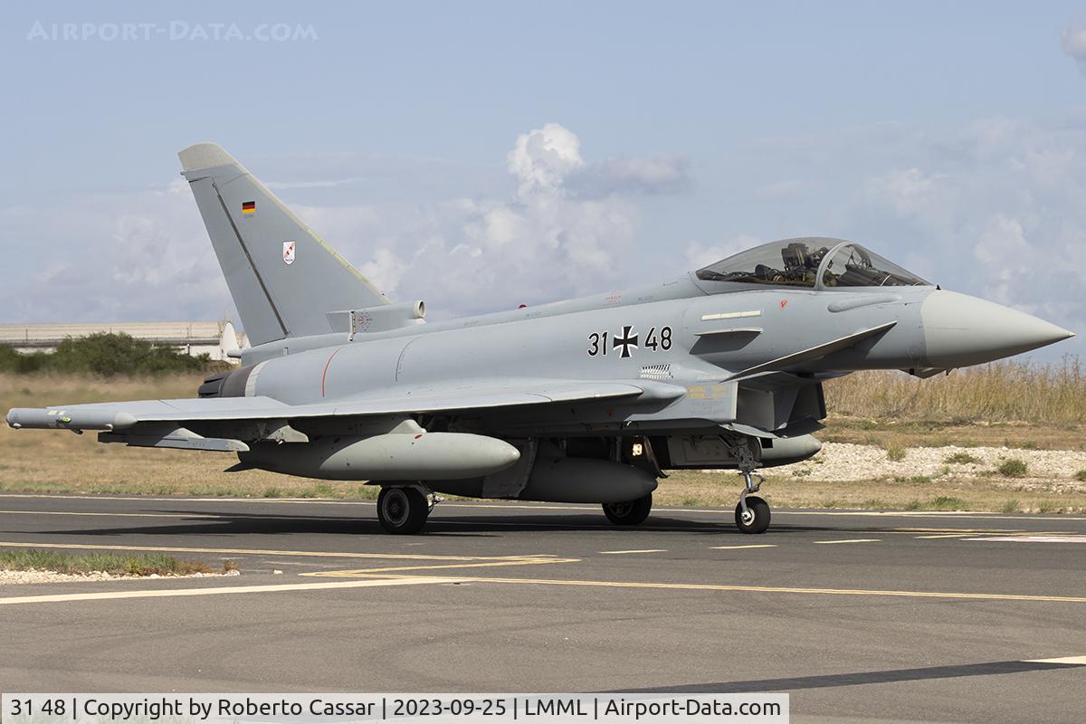 31 48, Eurofighter Typhoon EF2000 C/N GS0108, Malta International Airshow 2023