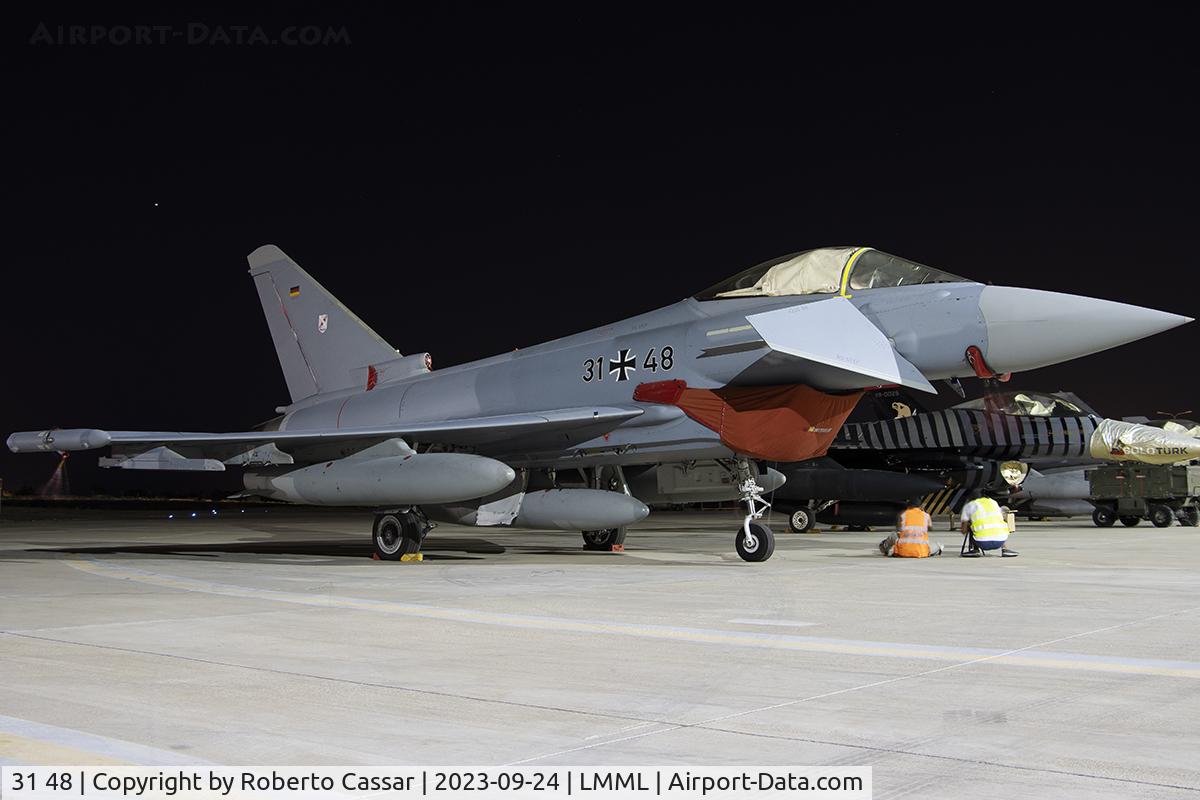 31 48, Eurofighter Typhoon EF2000 C/N GS0108, Malta International Airshow 2023