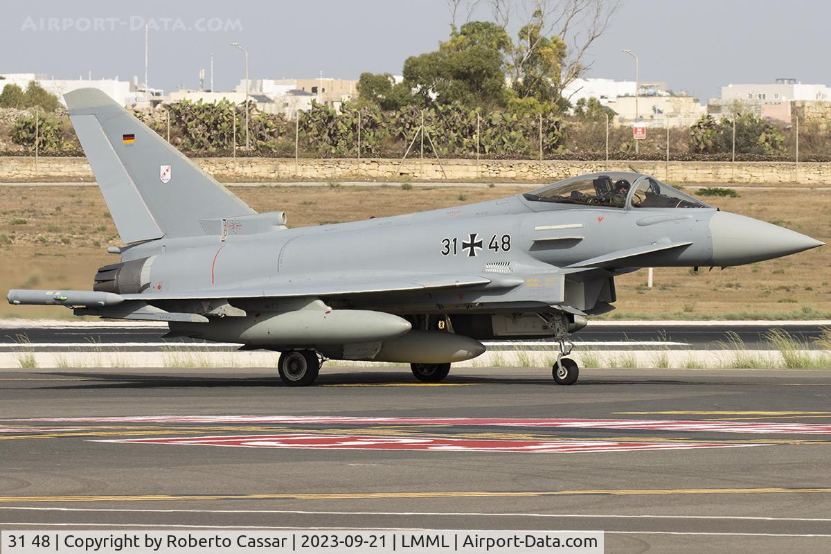 31 48, Eurofighter Typhoon EF2000 C/N GS0108, Malta International Airshow 2023