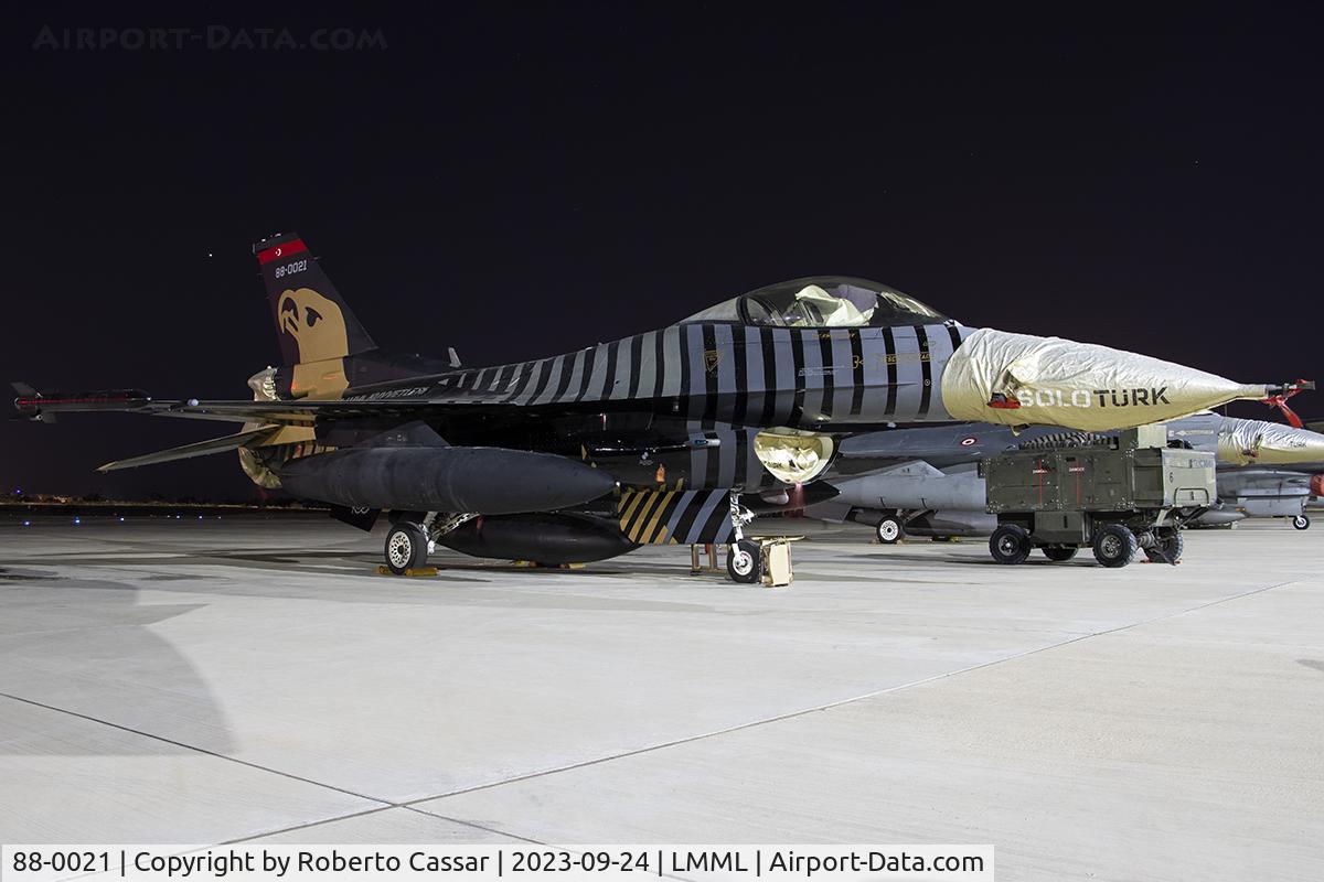 88-0021, TAI (Turkish Aerospace Industries) F-16C Fighting Falcon C/N 4R-23, Malta International Airshow 2023