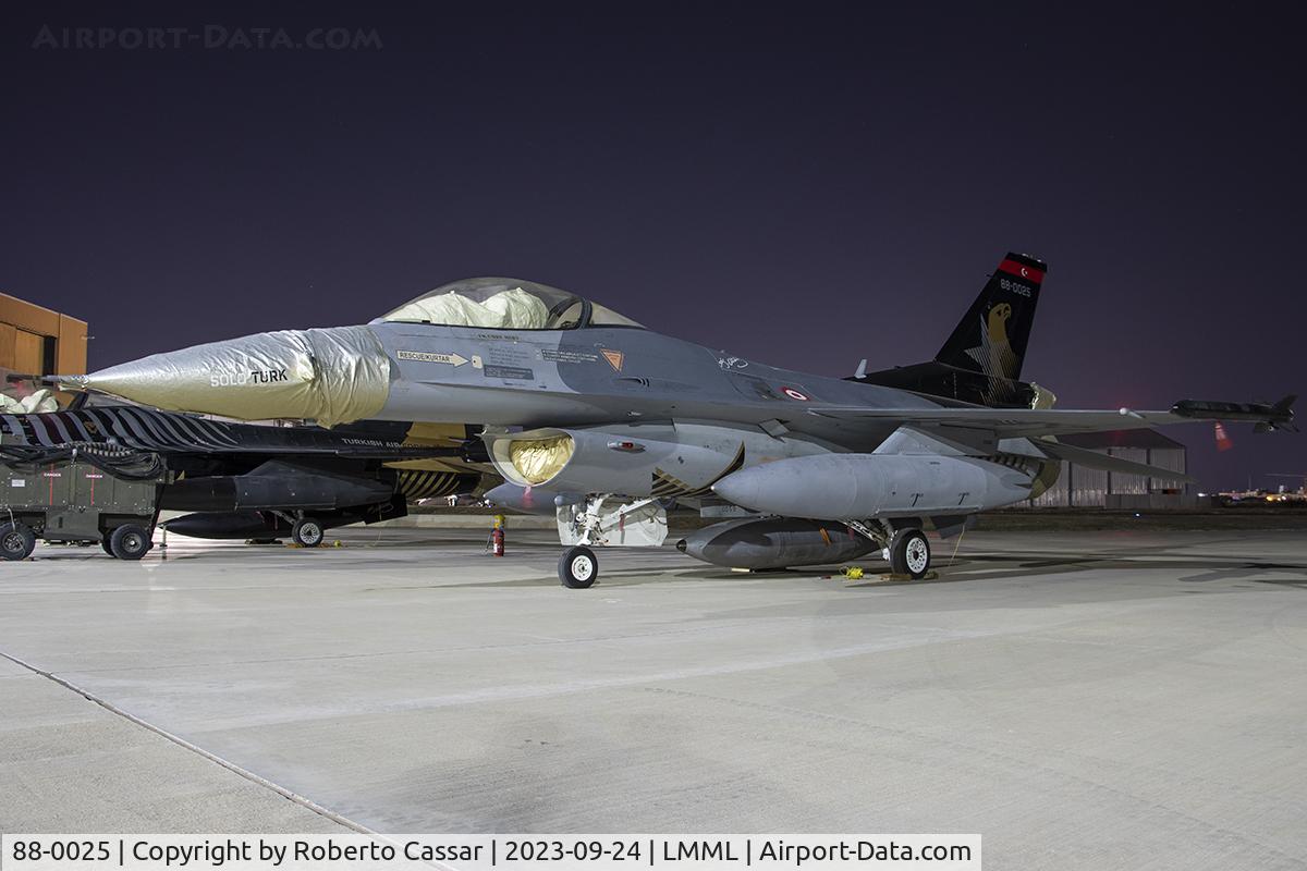 88-0025, TAI (Turkish Aerospace Industries) F-16C Fighting Falcon C/N 4R-27, Malta International Airshow 2023