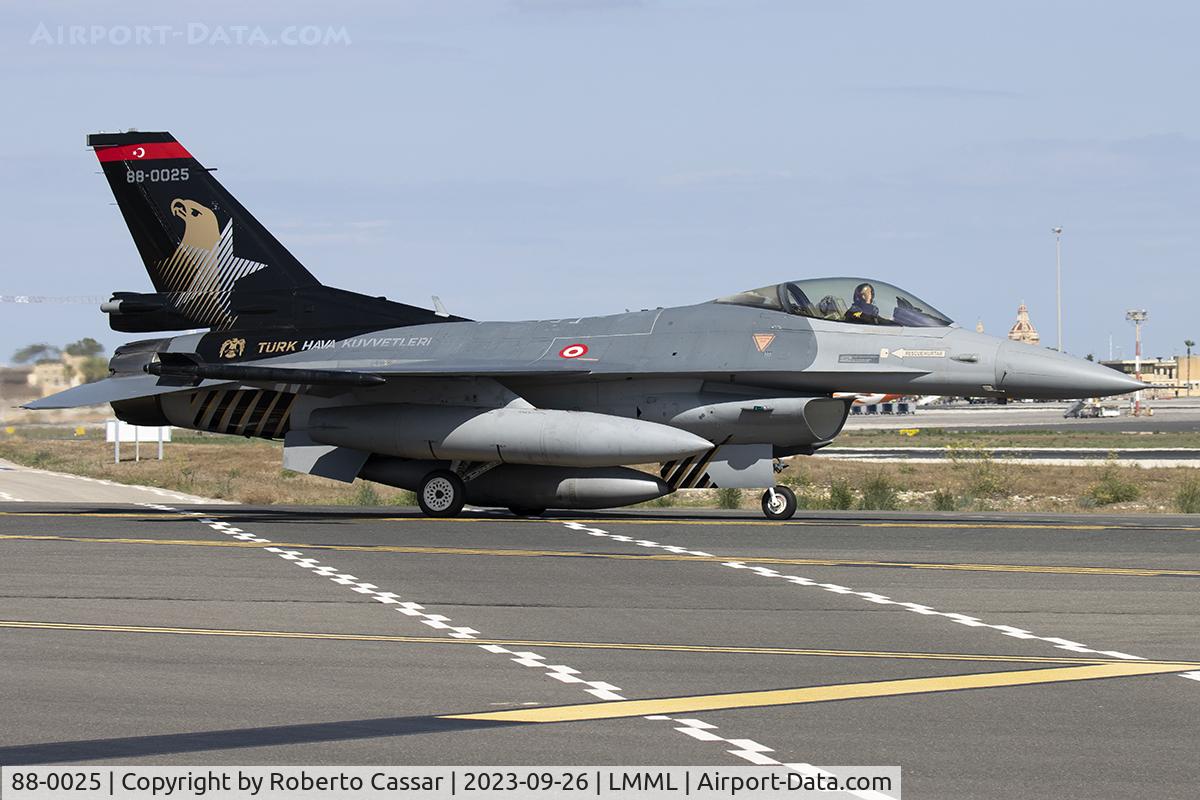 88-0025, TAI (Turkish Aerospace Industries) F-16C Fighting Falcon C/N 4R-27, Malta International Airshow 2023
