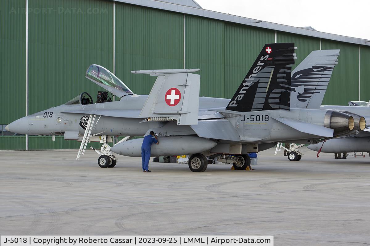 J-5018, 1998 McDonnell Douglas F/A-18C Hornet C/N 1366, Malta International Airshow 2023