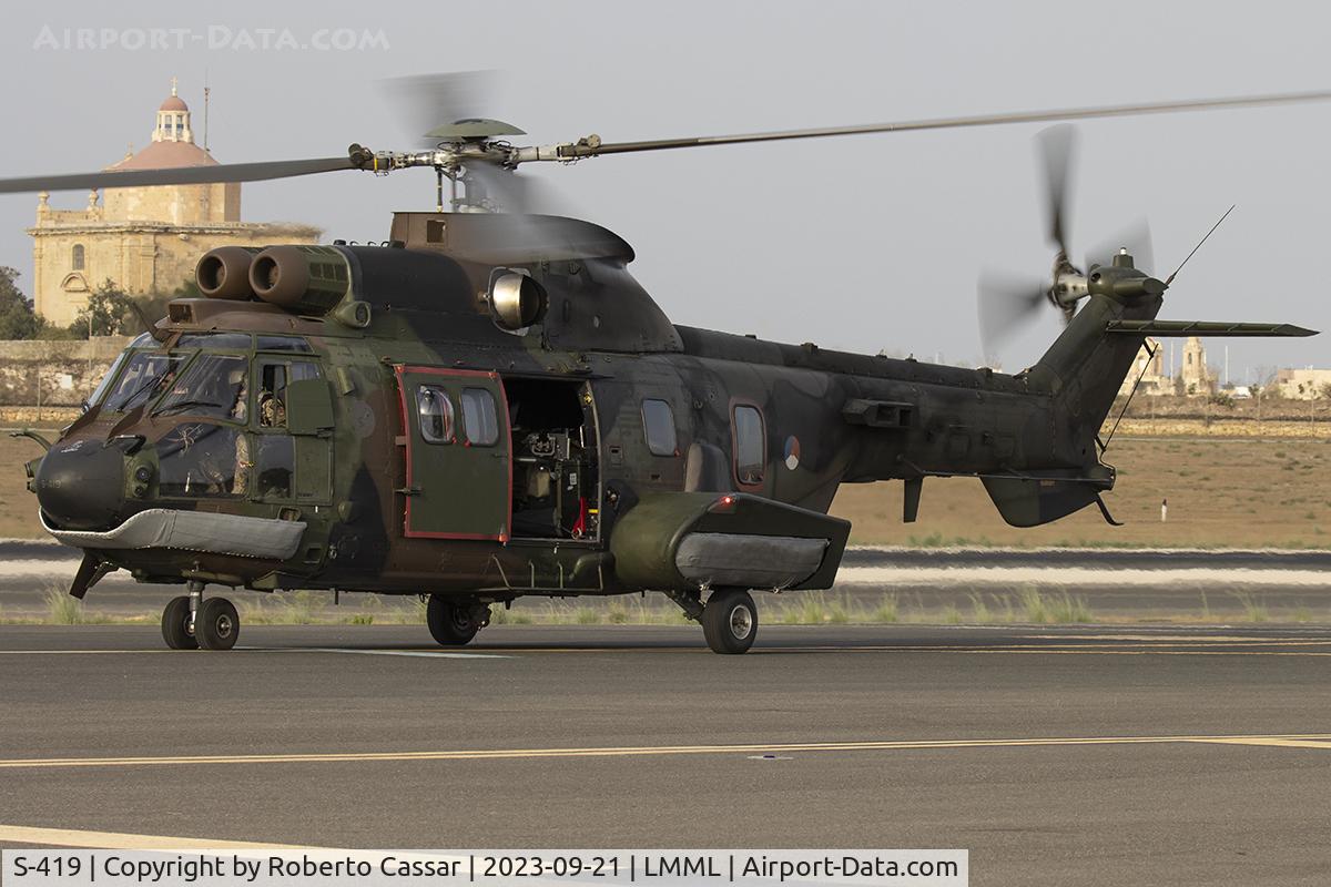 S-419, Eurocopter AS-532U2 Cougar C/N 2419, Malta International Airshow 2023