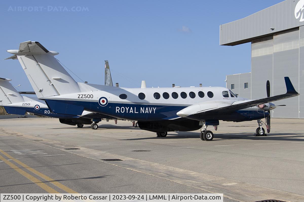 ZZ500, 2008 Hawker Beechcraft B350CER Avenger T1 C/N FL-597, Malta International Airshow 2023