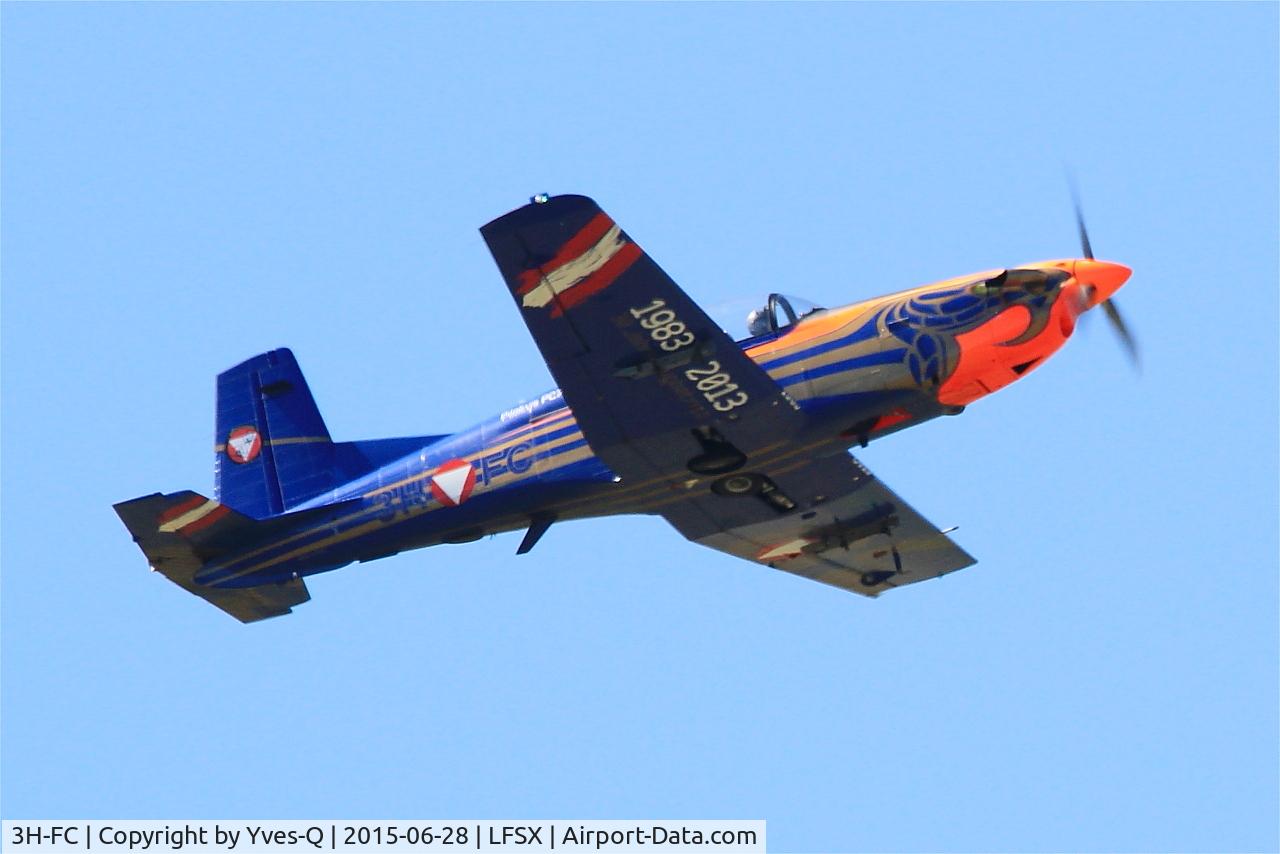 3H-FC, Pilatus PC-7 Turbo Trainer C/N 414, Pilatus PC-7 Turbo Trainer, On display, Luxeuil-St Sauveur Air Base 116 (LFSX)