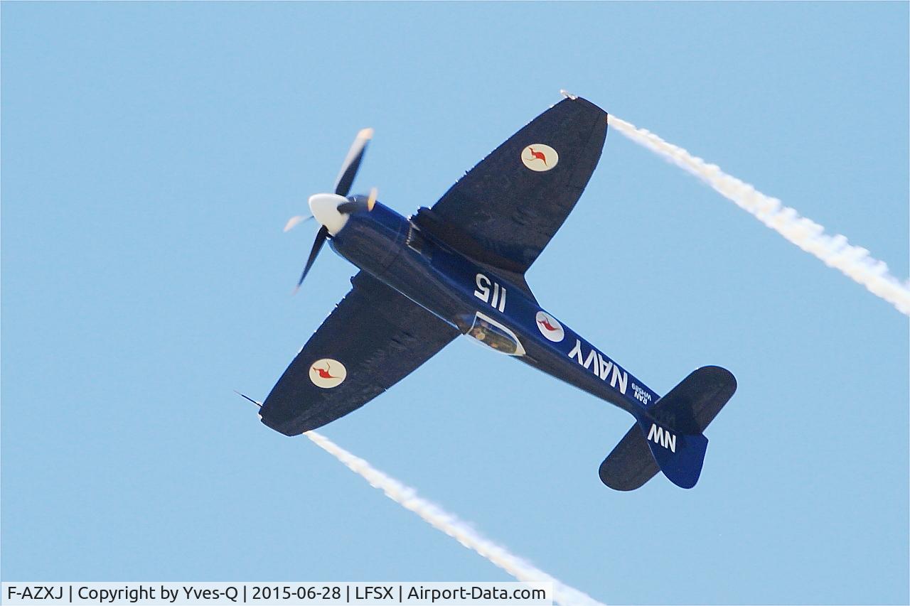 F-AZXJ, 1949 Hawker Sea Fury FB.11 C/N 37733, Hawker Sea Fury FB.11, On display, Luxeuil-Saint Sauveur Air Base 116 (LFSX)