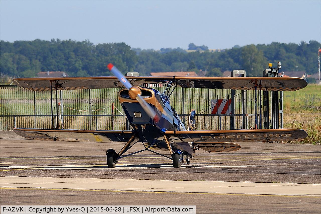 F-AZVK, 1935 Bucker Bu-131 Jungmann C/N 27, Bücker Bu 131B Jungmann, Taxiing to flight line, Luxeuil-St Sauveur Air Base 116 (LFSX)