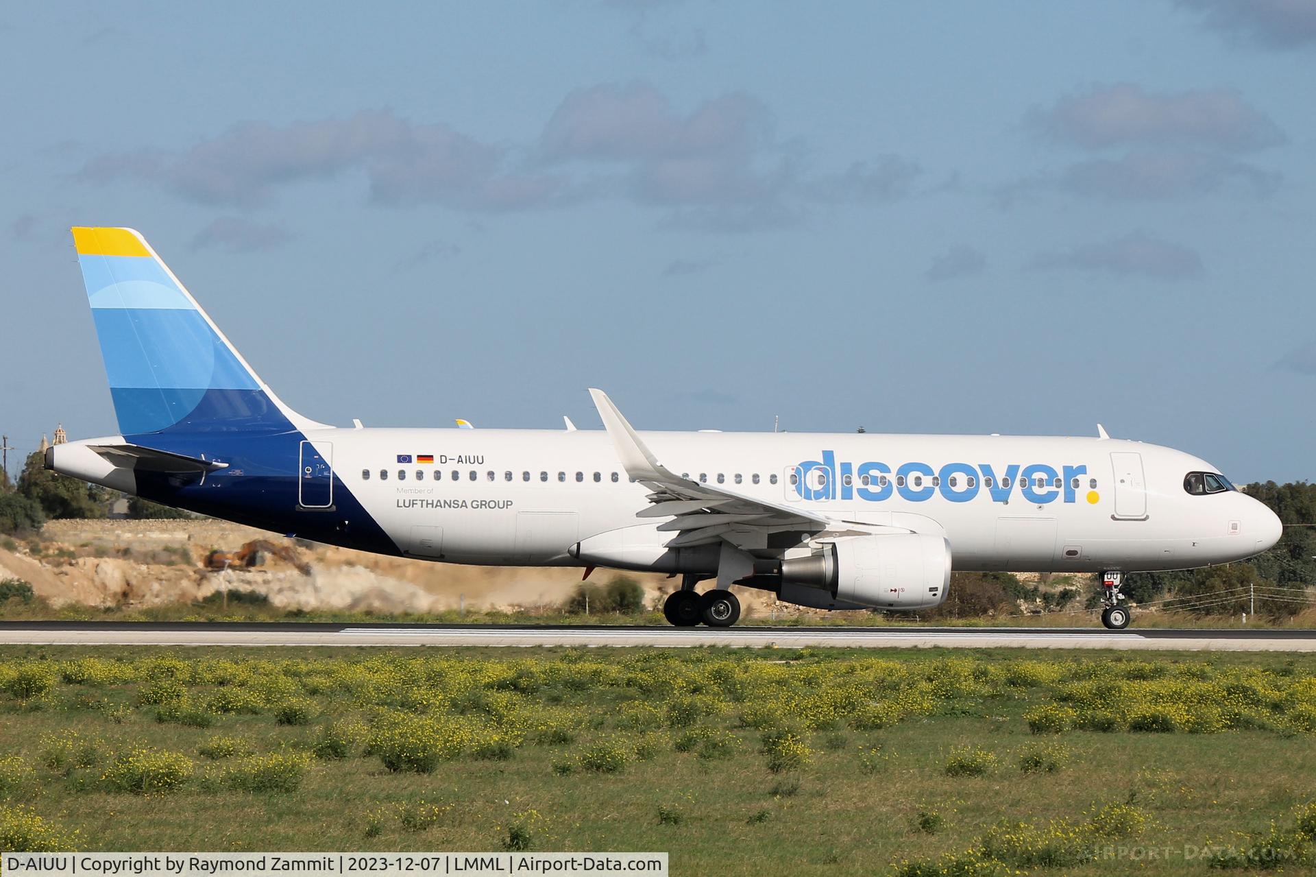 D-AIUU, 2016 Airbus A320-214 C/N 7158, A320 D-AIUU Discover Airlines