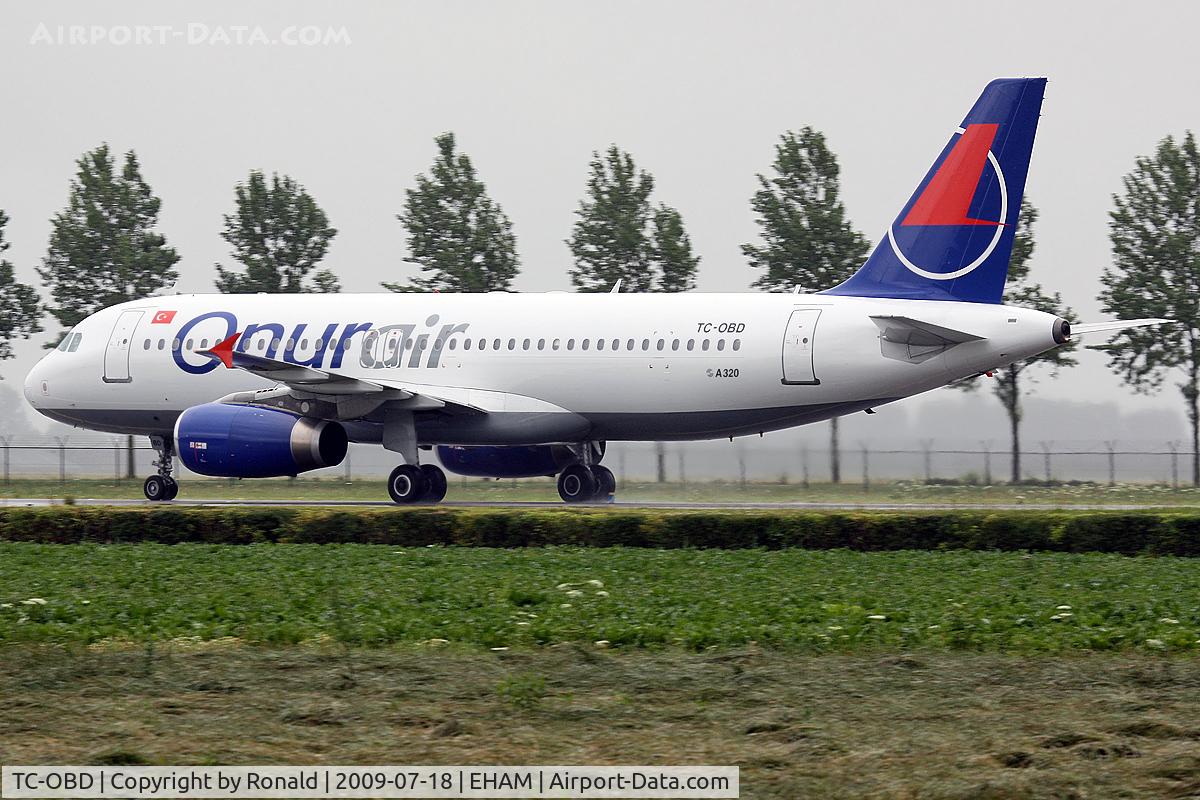 TC-OBD, 1995 Airbus A320-211 C/N 455, at spl