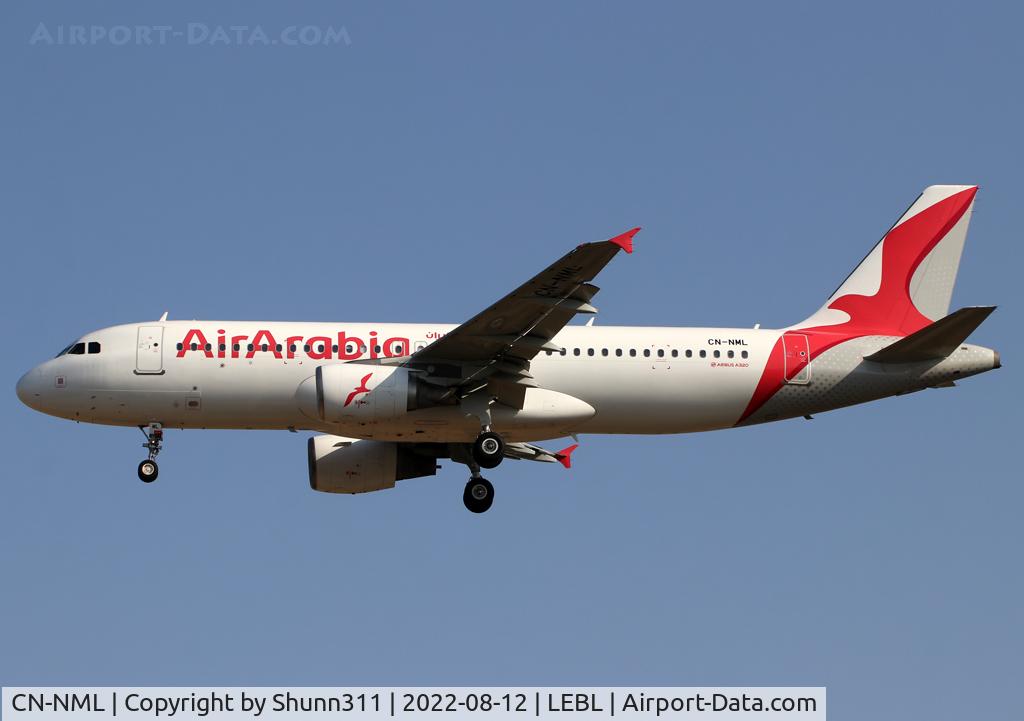 CN-NML, 2011 Airbus A320-214 C/N 4848, Landing rwy 24R in new c/s