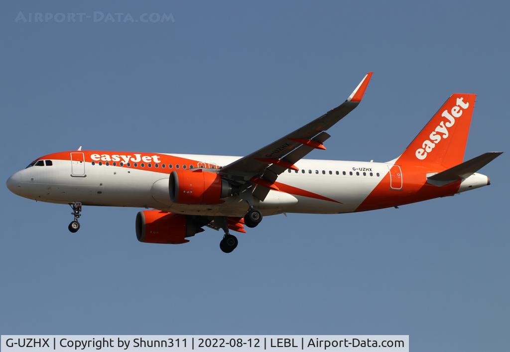 G-UZHX, 2018 Airbus A320-251N C/N 8880, Landing rwy 24R