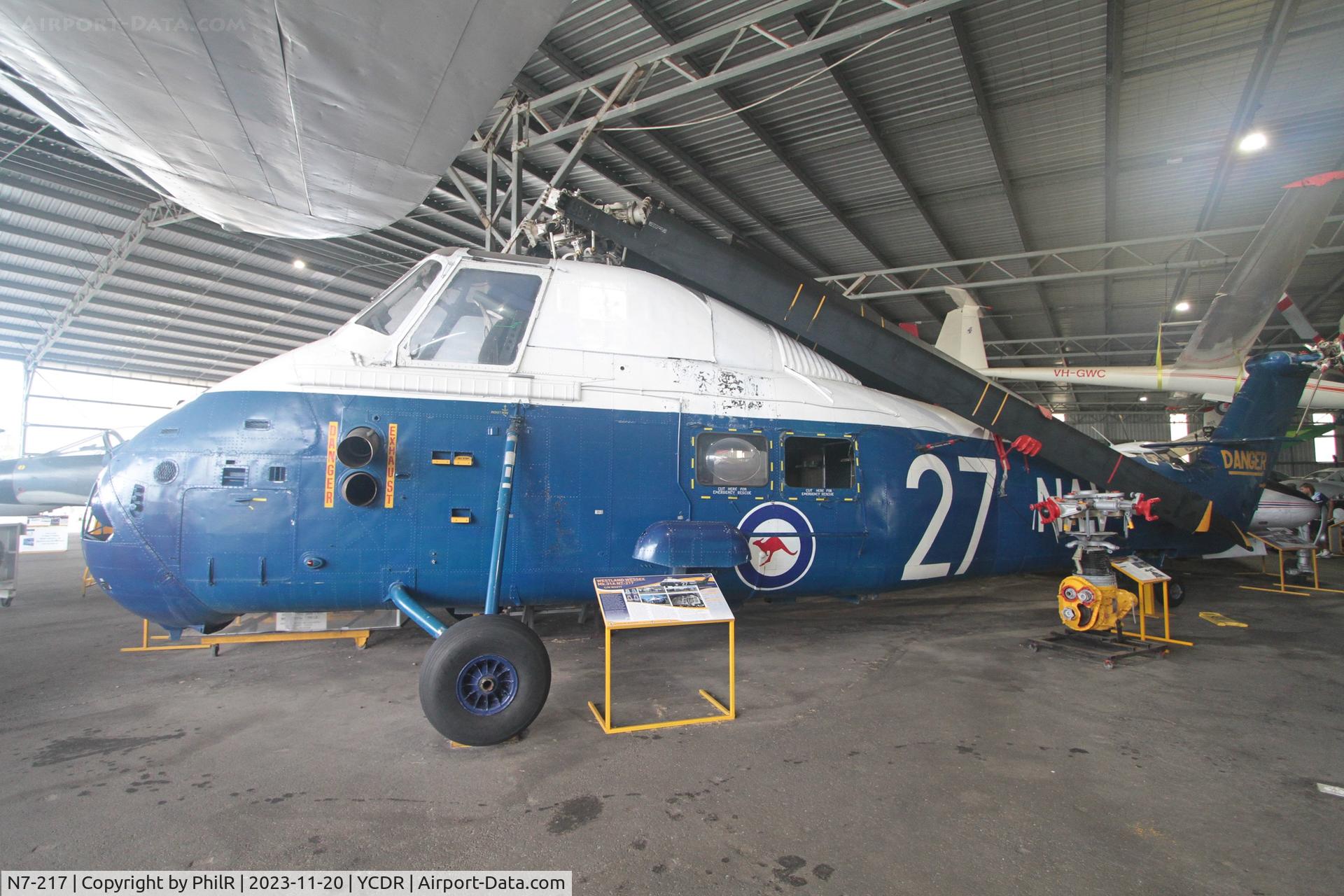 N7-217, Westland Wessex HAS.31A C/N WA217, N7-217 1963 Westland Wessex HAS Mk 31A RAN QAM Caloundra