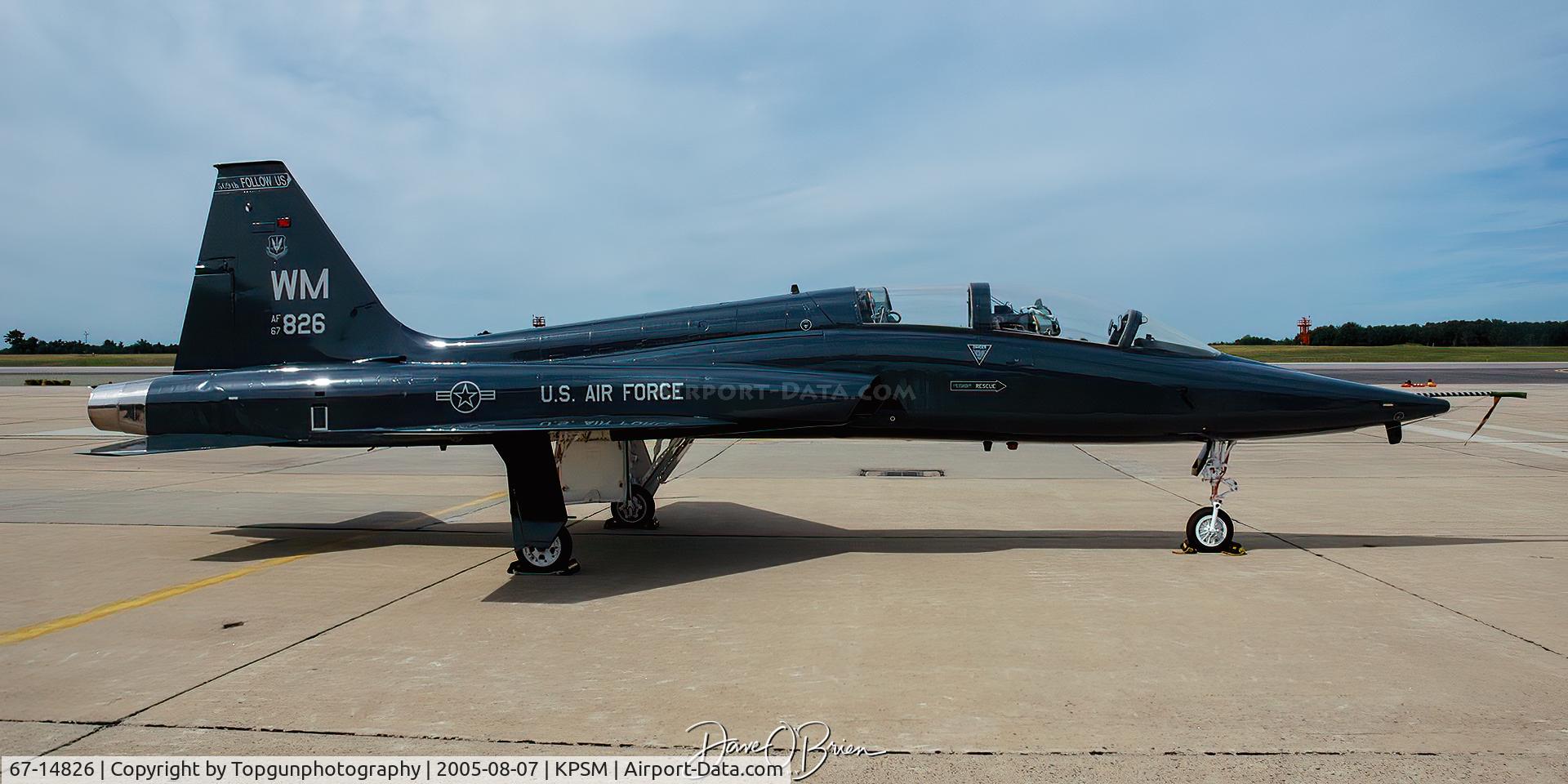 67-14826, 1967 Northrop T-38A Talon C/N T.6021, Family stop