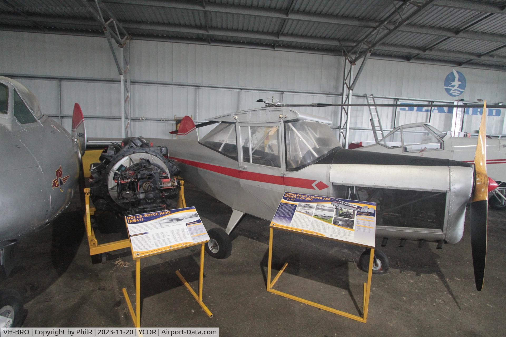 VH-BRO, 1948 Chrislea CH-3 Super Ace 2 C/N 132, VH-BRO 1948 Chrislea CH3 Super Ace Series 2 QAM Caloundra