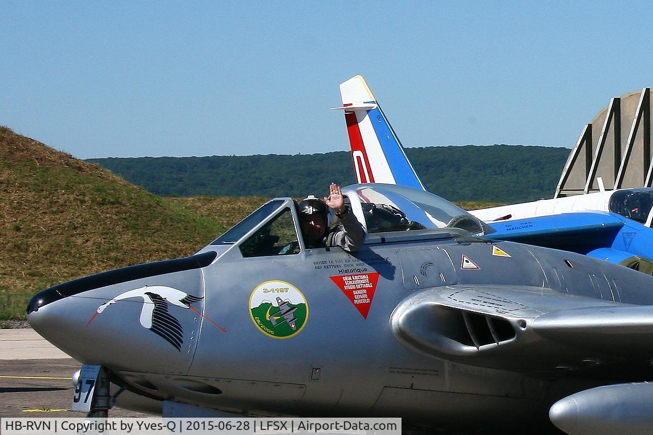 HB-RVN, 1952 De Havilland (FFA) Vampire FB.6 (DH-100) C/N 706, De Havilland (FFA) Vampire FB.6 (DH-100), Luxeuil-Saint Sauveur Air Base 116 (LFSX)