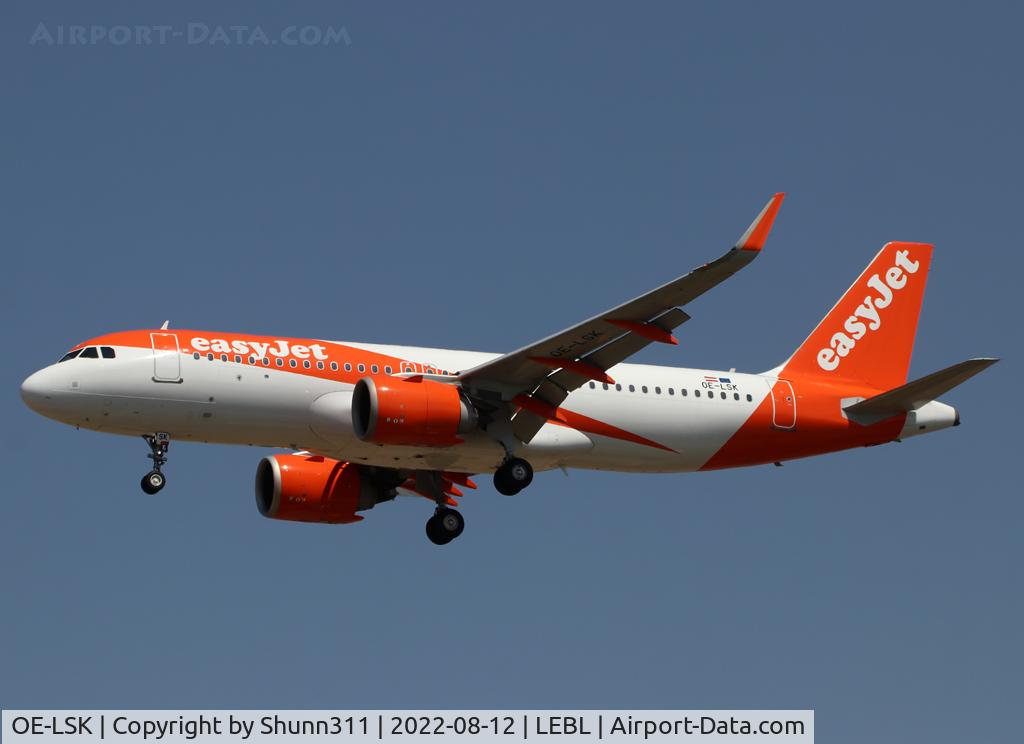 OE-LSK, 2019 Airbus A320-251N C/N 9111, Landing rwy 24R