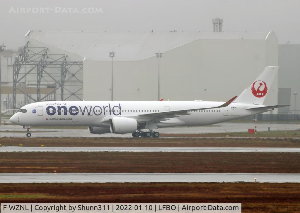 F-WZNL, 2021 Airbus A350-941 C/N 543, C/n 0543 - To be JA15XJ