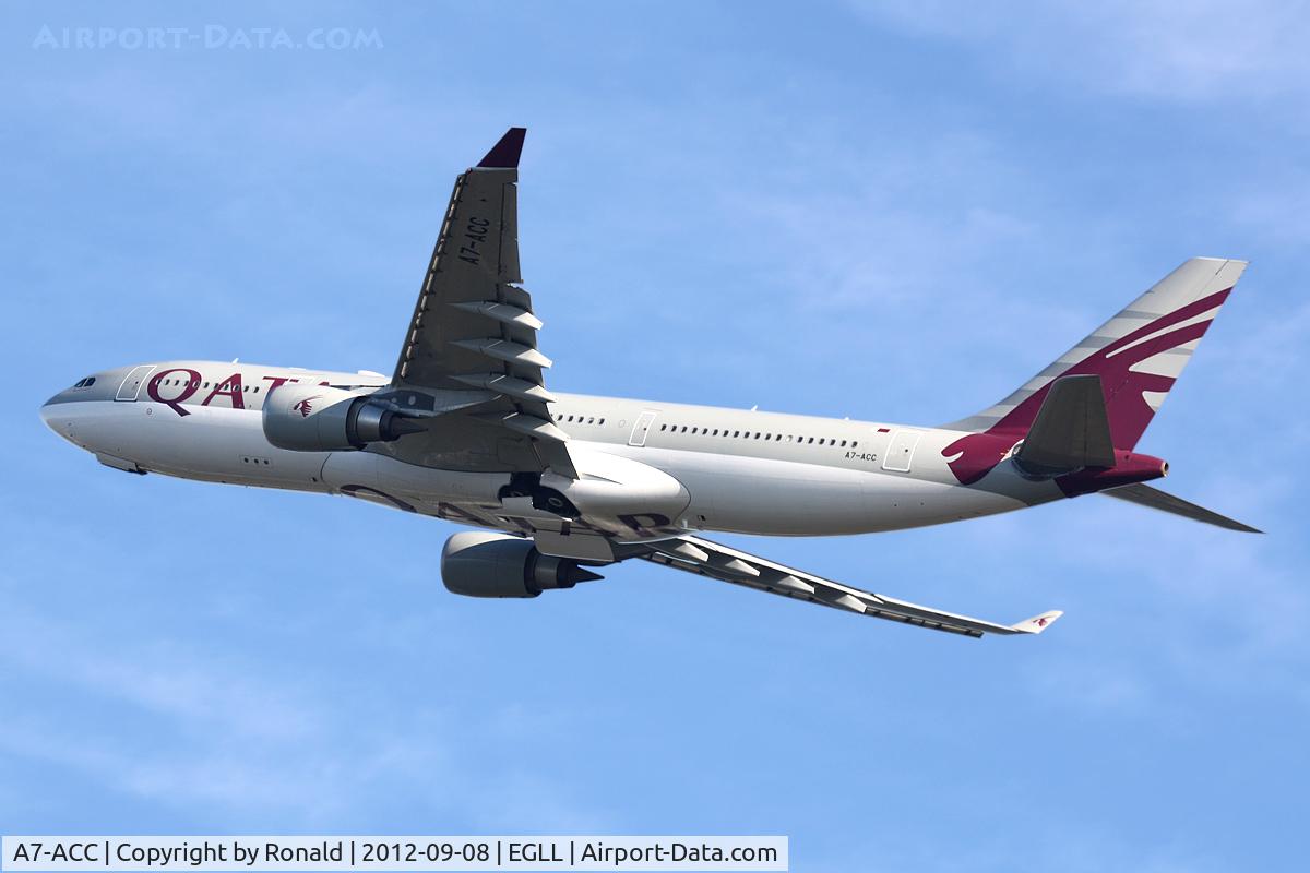 A7-ACC, 2003 Airbus A330-202 C/N 511, at lhr