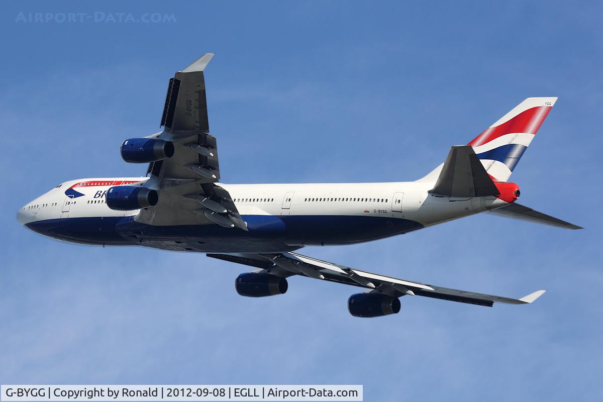 G-BYGG, 1999 Boeing 747-436 C/N 28859, at lhr