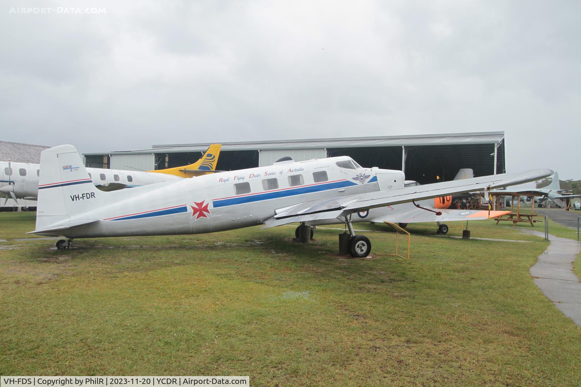 VH-FDS, 1951 De Havilland Australia DHA-3 Drover MkI C/N DHA5007, VH-FDS 1951 DHA Drover Mk 3 VH-FDR RFDS QAM Caloundra