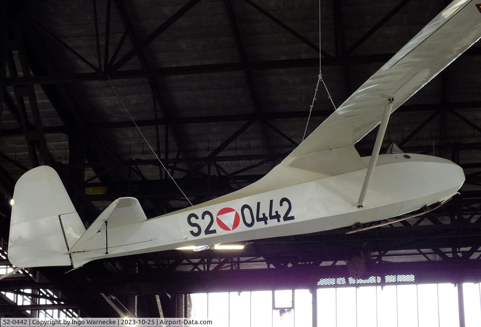 S2-0442, Schneider Grunau Baby IIb C/N 42, Schneider DFS 108-49 Grunau Baby IIb at the Militärluftfahrt-Museum (Museum of Austrian Military Aviation), Zeltweg