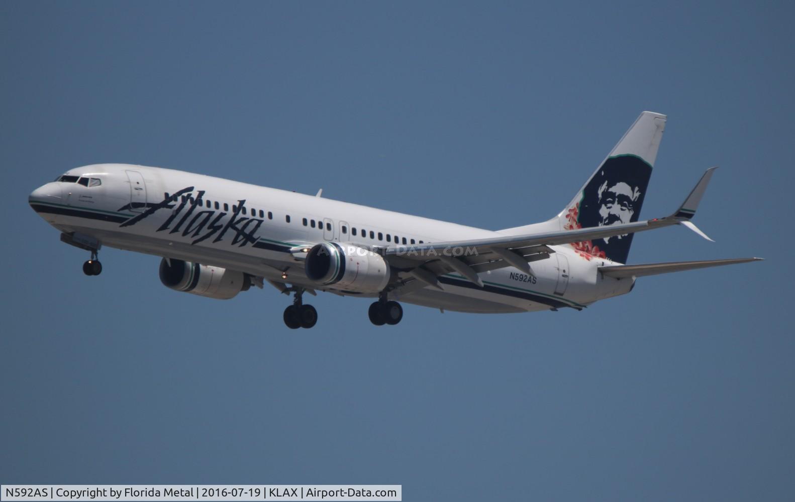N592AS, 2008 Boeing 737-890 C/N 35190, ASA 738 zx