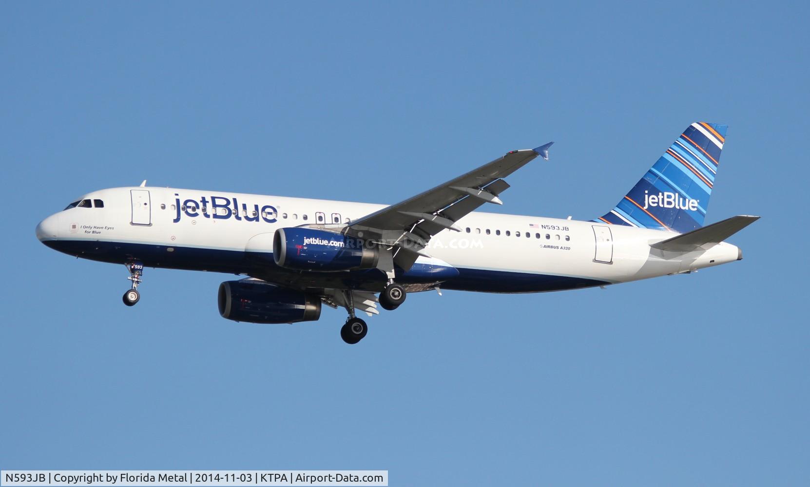 N593JB, 2004 Airbus A320-232 C/N 2280, JBU A320 zx
