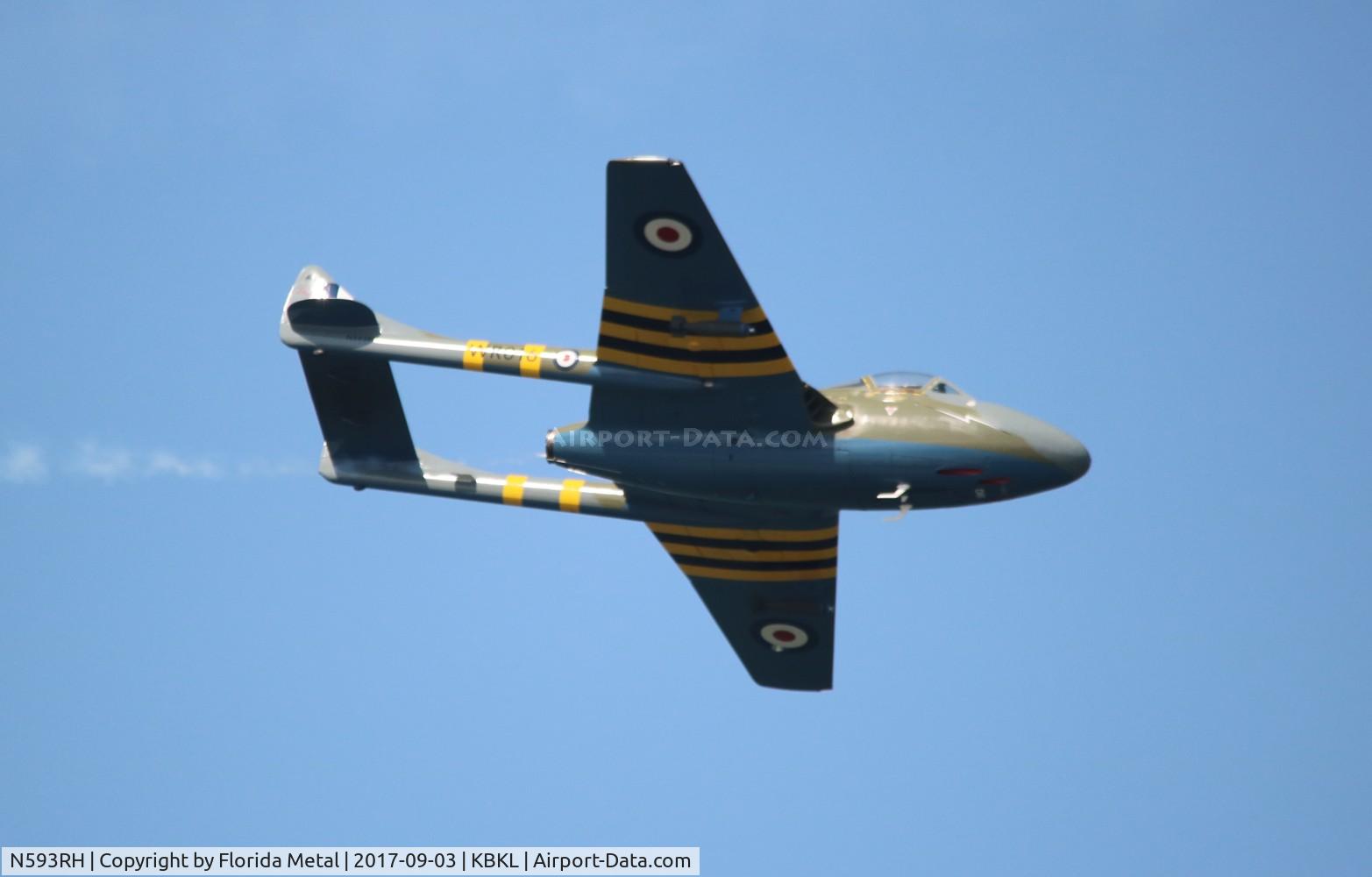 N593RH, 1959 De Havilland DH-115 Vampire T.55 C/N 986, DH-115 zx