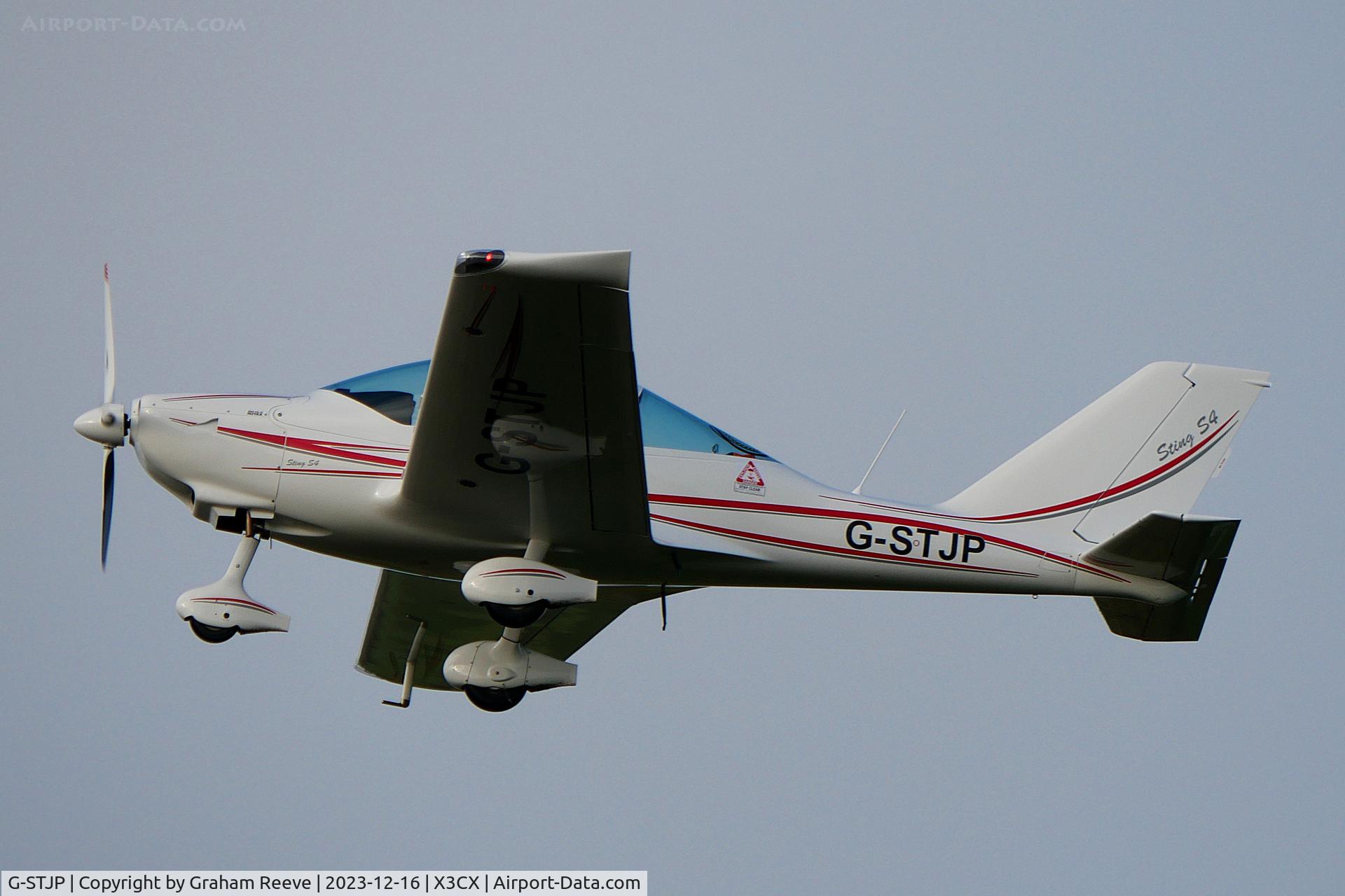 G-STJP, 2022 TL Ultralight SRO TL 2000 Sting S4 C/N 22 ST 505, Departing from Northrepps.